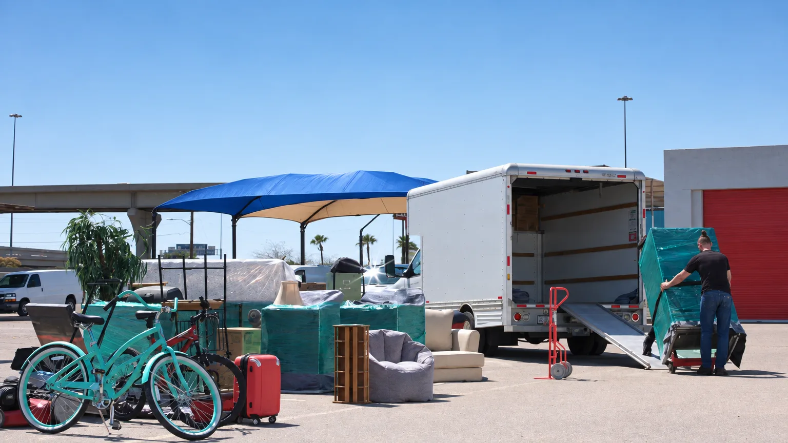 Loading sequence for commercial moving